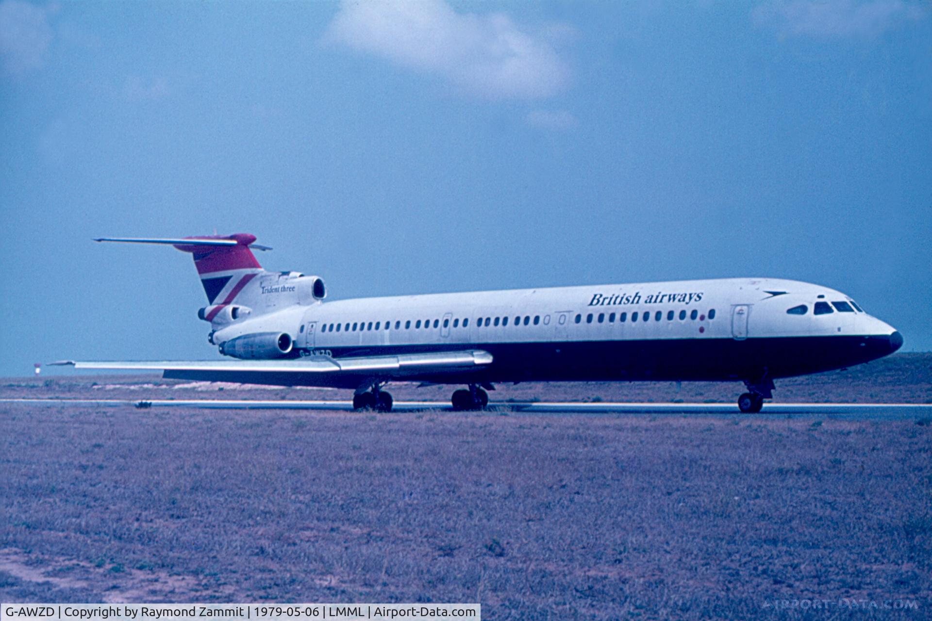 G-AWZD, 1971 Hawker Siddeley HS-121 Trident 3B-101 C/N 2305, Hawker Siddeley HS121 Trident 3B G-AWZD British Airways