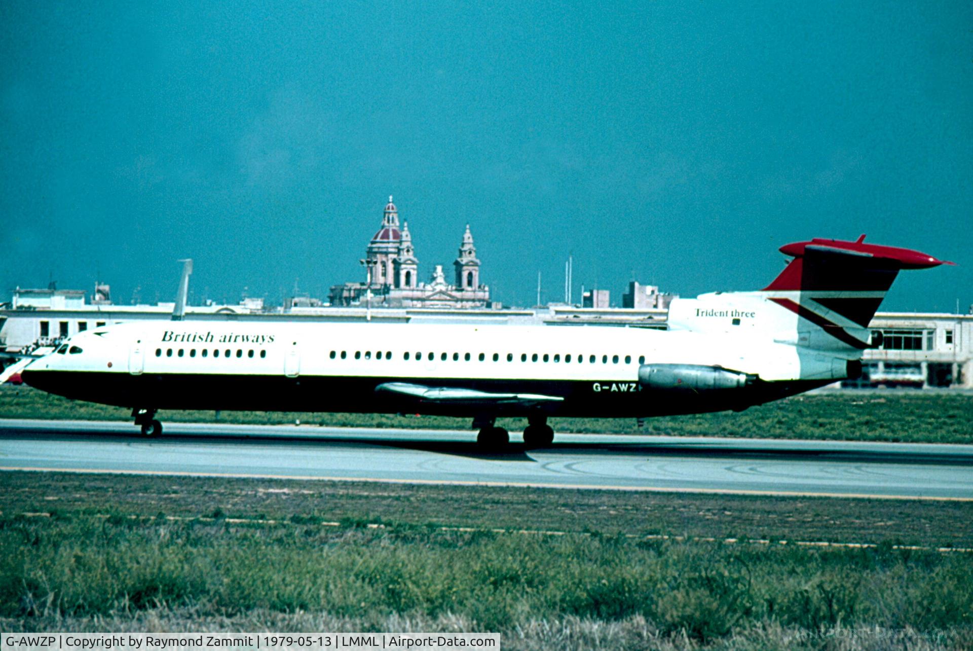 G-AWZP, 1971 Hawker Siddeley HS-121 Trident 3B-101 C/N 2317, Hawker Siddeley HS121 Trident 3B G-AWZP British Airways