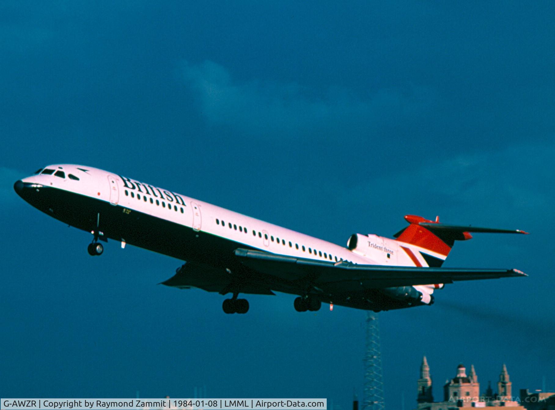 G-AWZR, 1971 Hawker Siddeley HS-121 Trident 3B-101 C/N 2318, Hawker Siddeley HS-121 Trident 3B G-AWZR British Airways