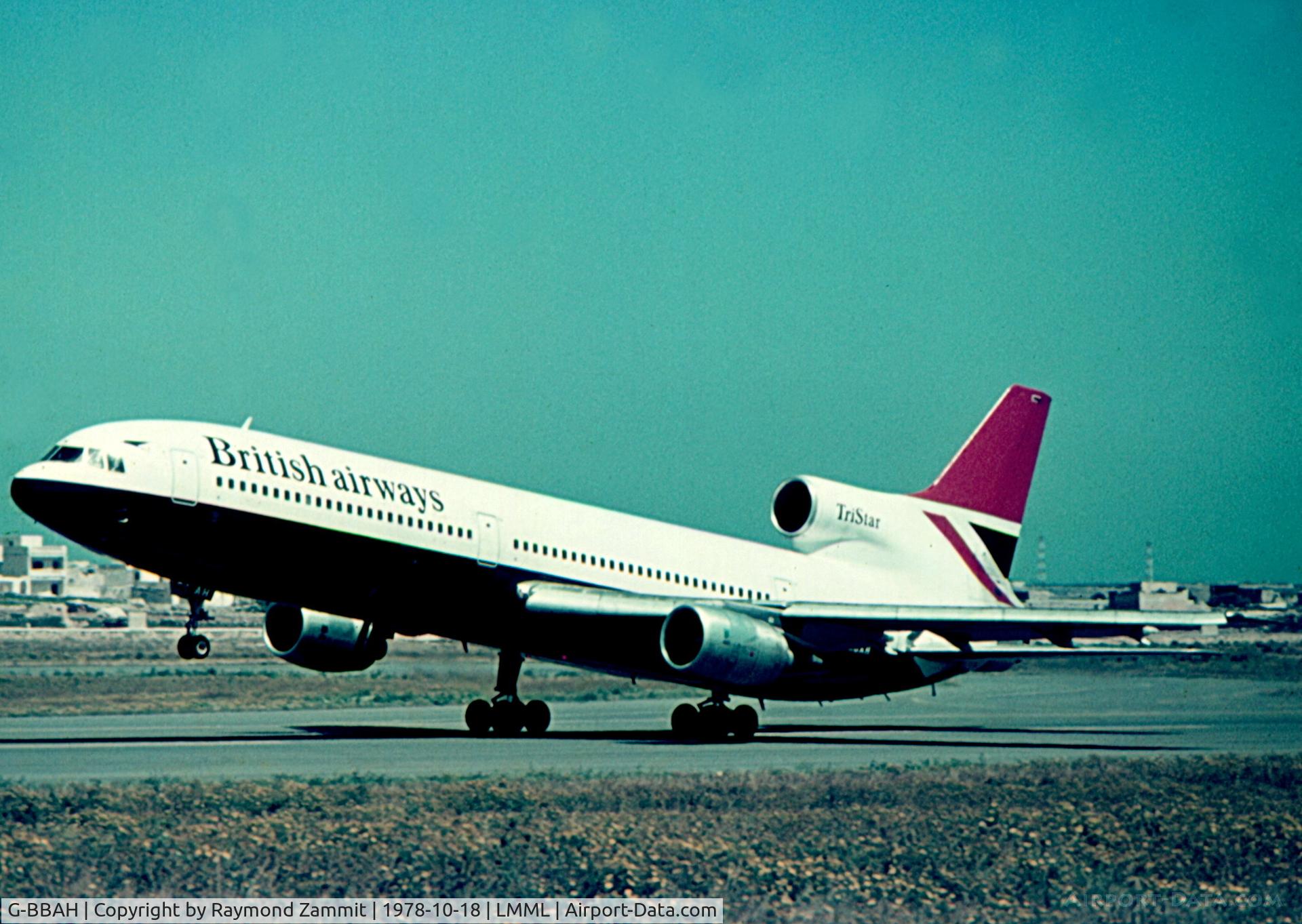 G-BBAH, 1974 Lockheed L-1011-385-1 TriStar 1 C/N 193E-1101, Lockheed L1011 Tristar G-BBAH British Airways