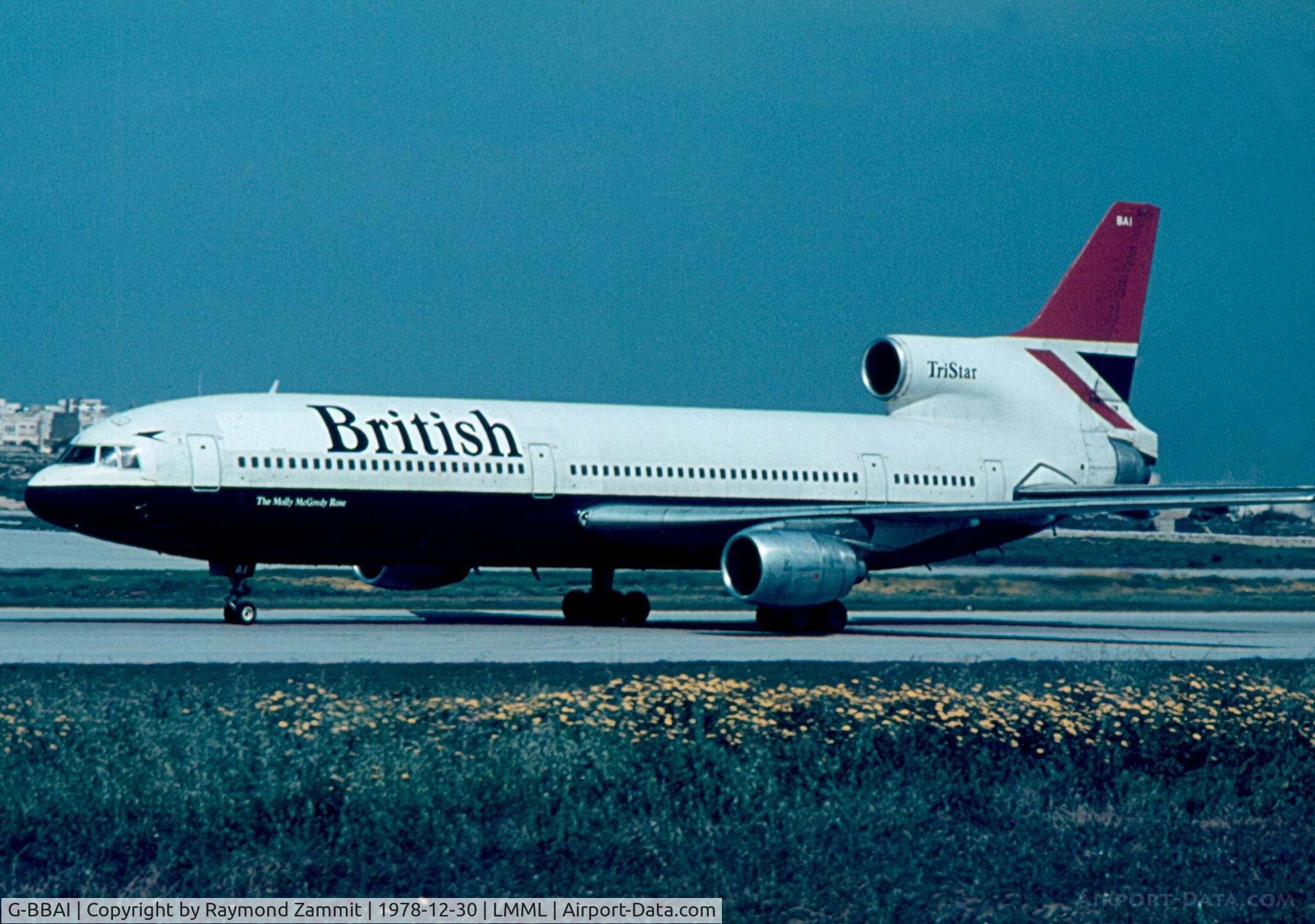 G-BBAI, 1974 Lockheed L-1011-385-1 TriStar 1 C/N 193N-1102, Lockheed L1011 Tristar G_BBAI British Airways