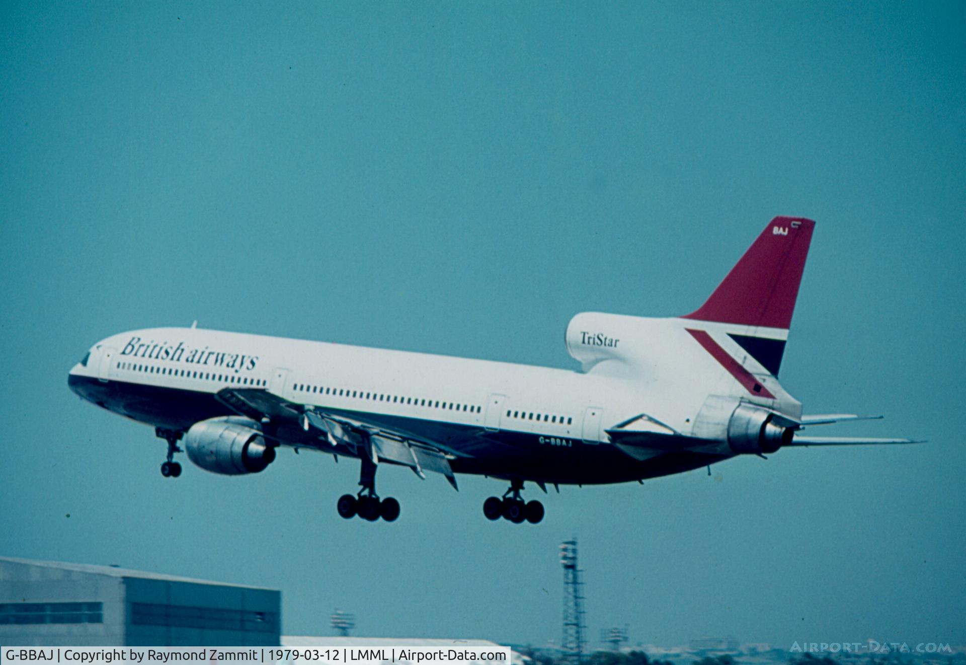 G-BBAJ, 1974 Lockheed L-1011-385-1 TriStar 1 C/N 193E-1106, Lockheed L1011 Tristar G-BBAJ British Airways
