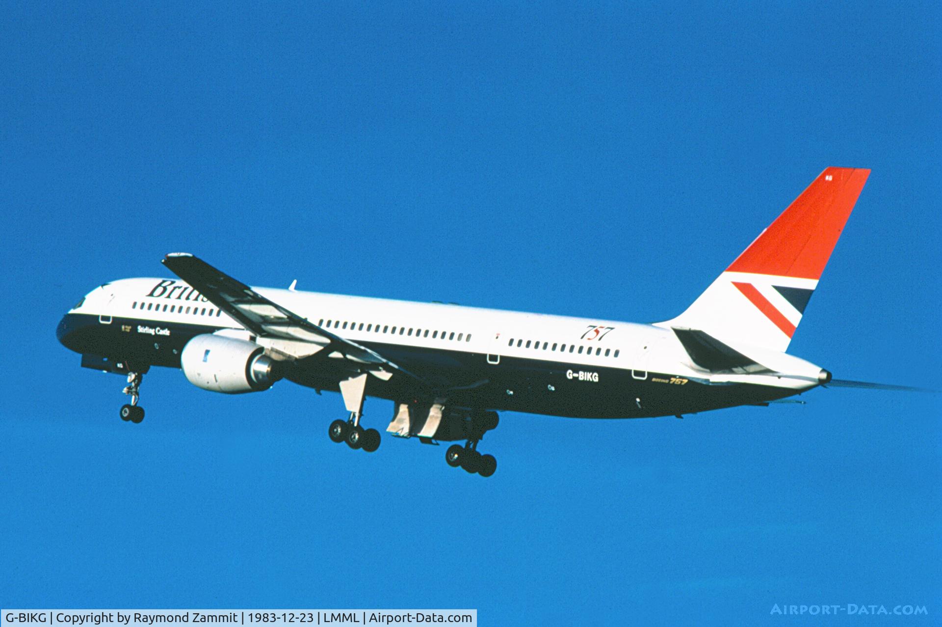 G-BIKG, 1983 Boeing 757-236/SF C/N 22178, B757 G-BIKG British Airways