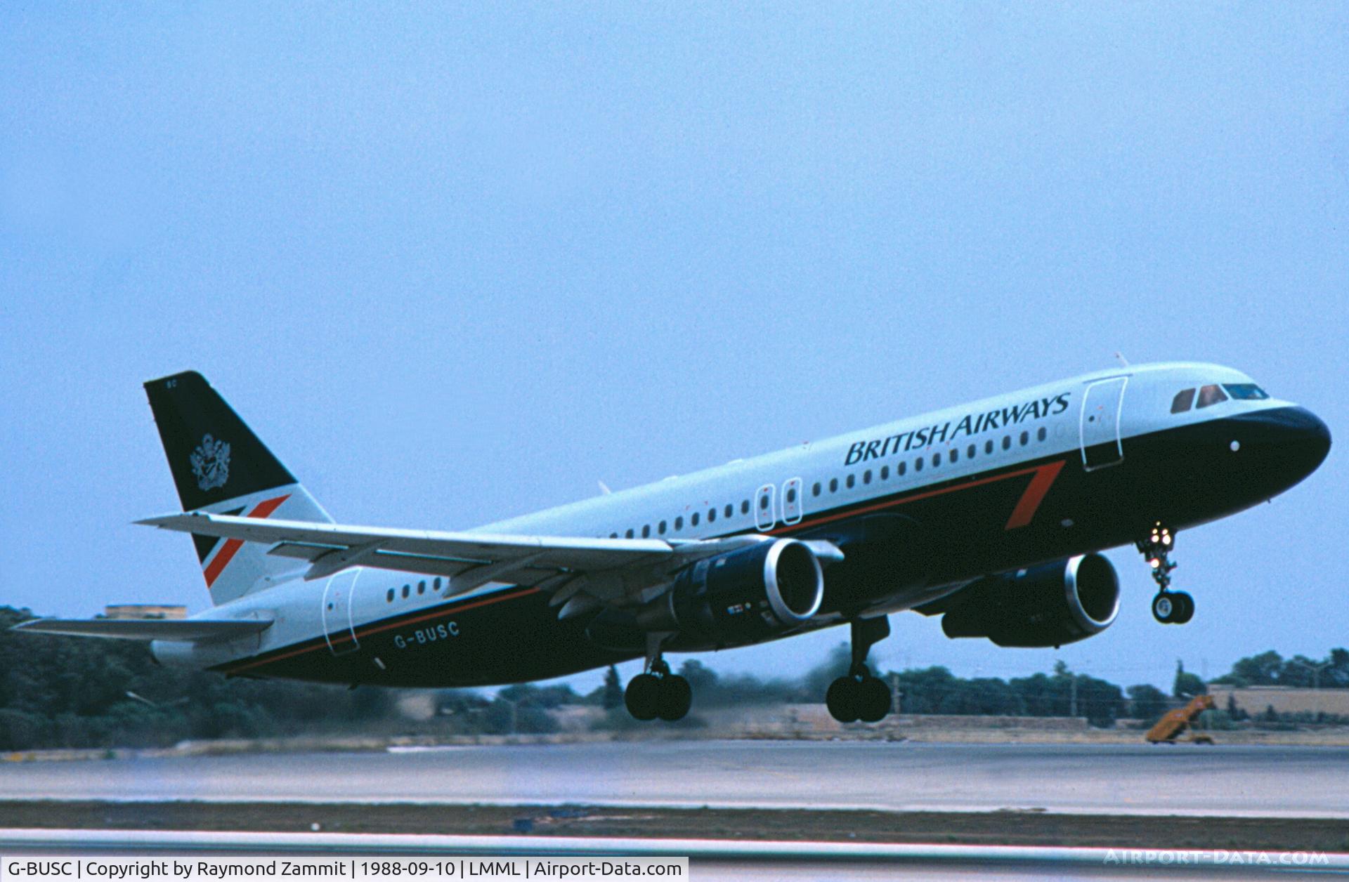 G-BUSC, 1987 Airbus A320-111 C/N 008, A320 G-BUSC British Airways