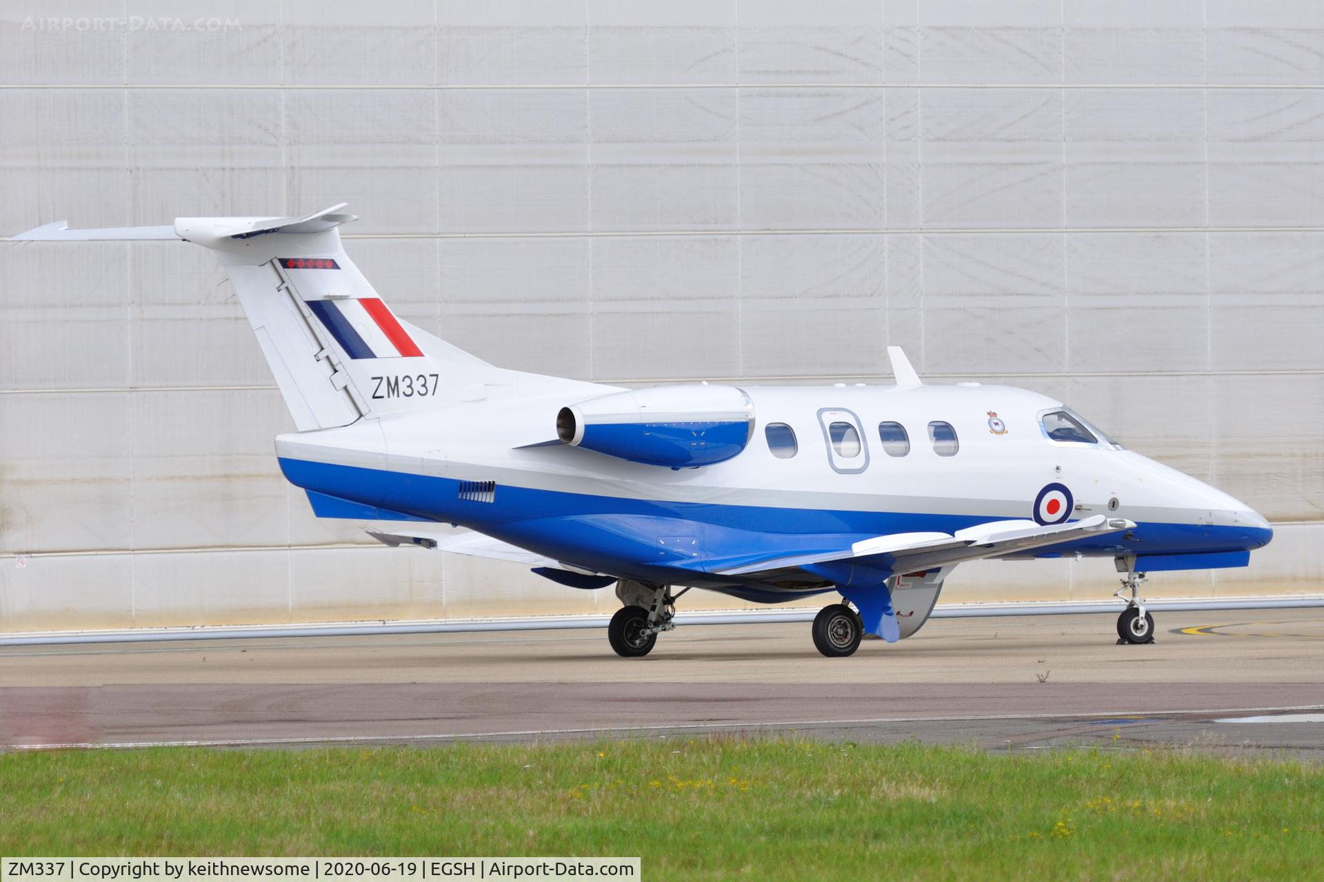 ZM337, 2017 Embraer EMB-500 Phenom 100 C/N 50000386, Crew training mission.