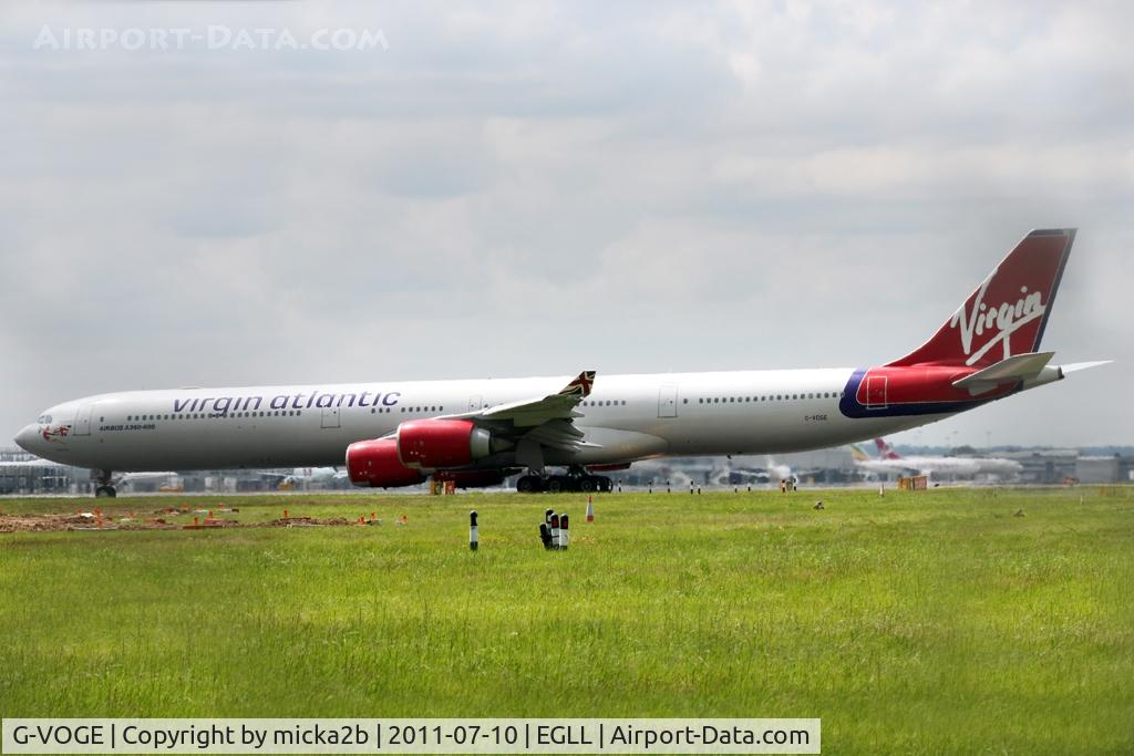 G-VOGE, 2002 Airbus A340-642 C/N 416, Taxiing