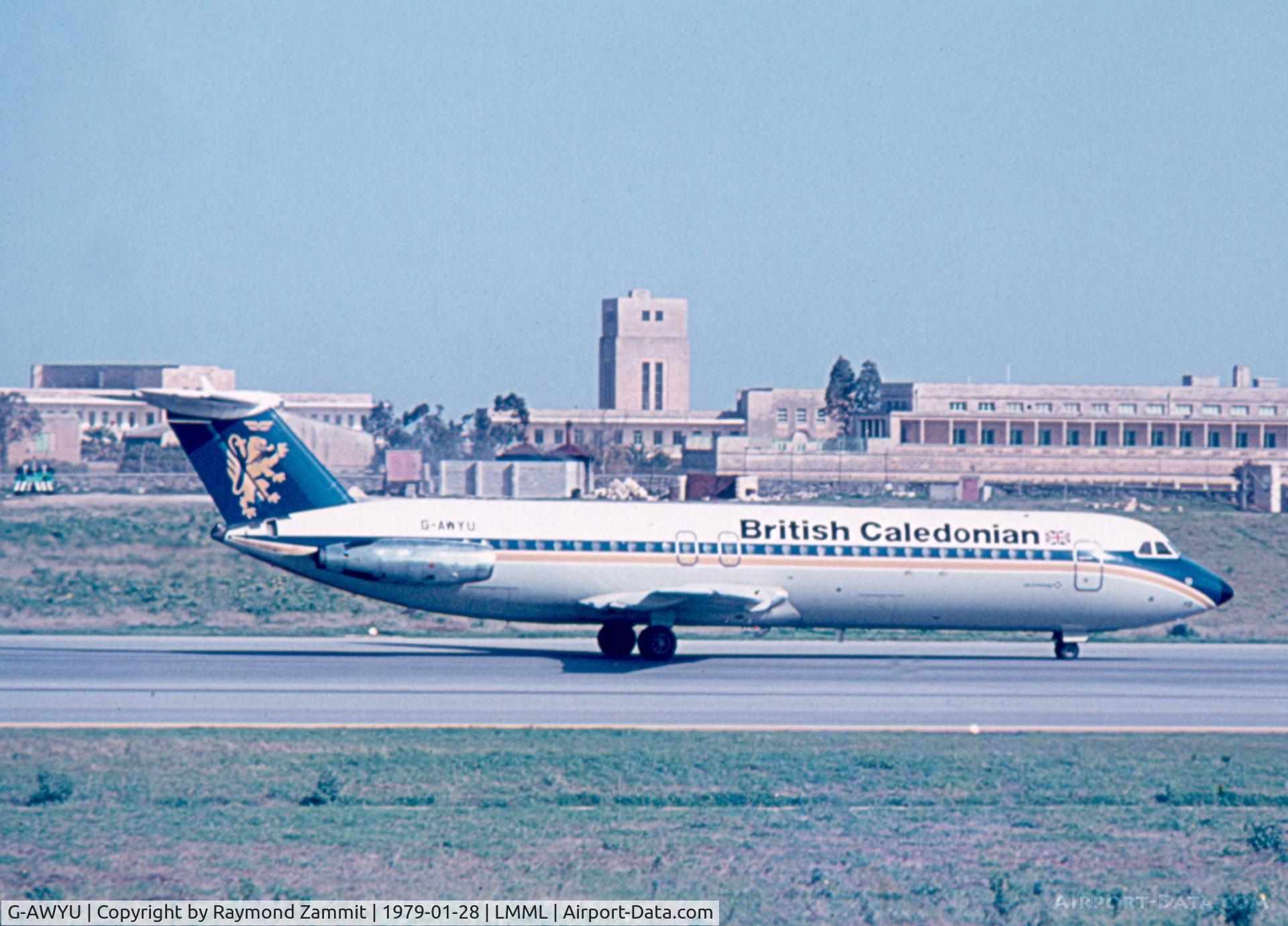 G-AWYU, 1969 BAC 111-501EX One-Eleven C/N BAC.177, BAC111 G-AWYU British Caledonian
