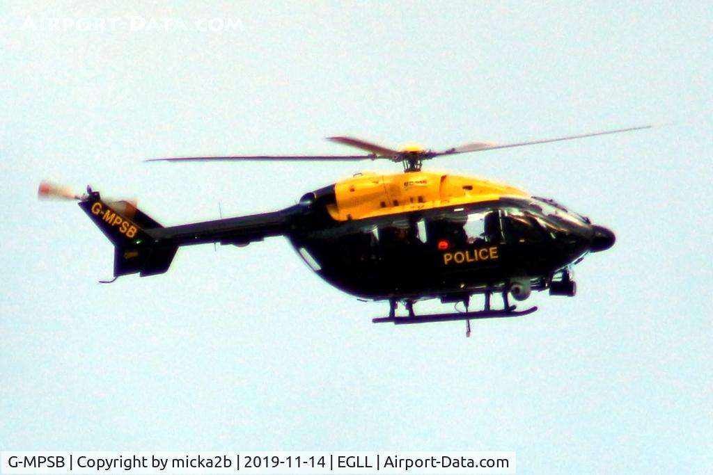 G-MPSB, 2005 Eurocopter-Kawasaki EC-145 (BK-117C-2) C/N 9068, In flight