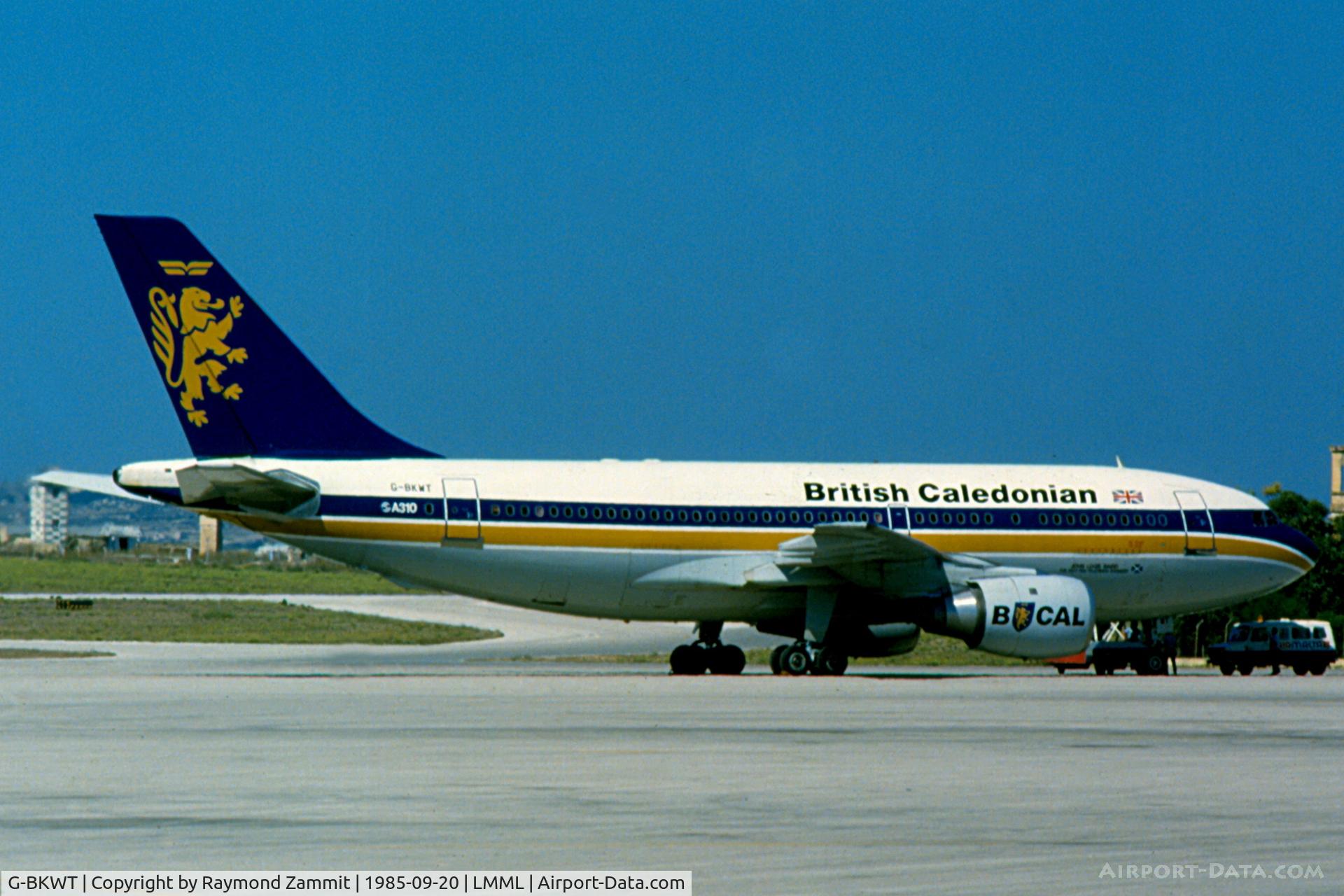 G-BKWT, 1984 Airbus A310-203 C/N 295, Airbus A310 G-BKWT British Caledonian