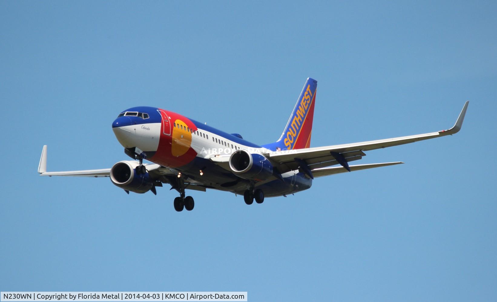 N230WN, 2006 Boeing 737-7H4 C/N 34592, MCO 2014