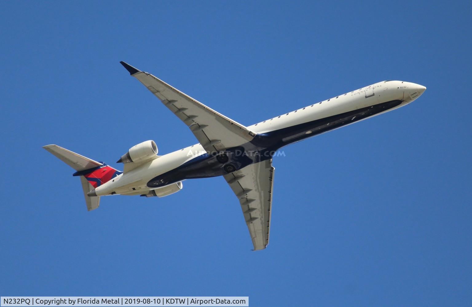 N232PQ, 2010 Bombardier CRJ-900ER (CL-600-2D24) C/N 15232, DTW 2019