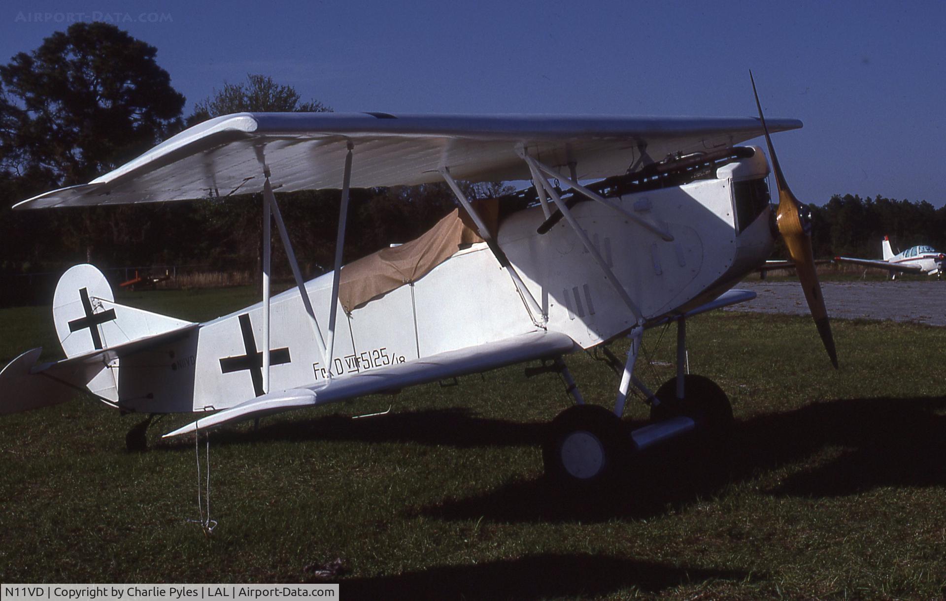 N11VD, Fokker D-VII Replica C/N 7684, Air Pix