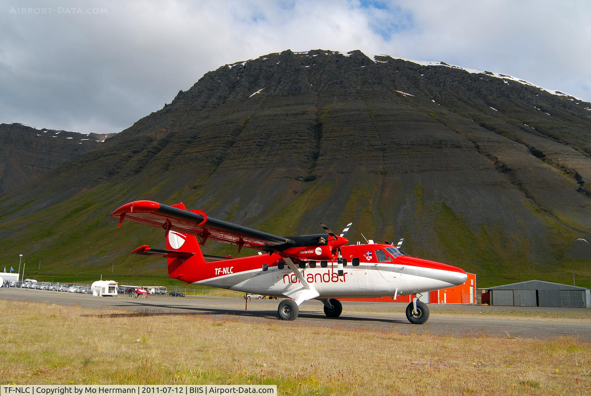 TF-NLC, 1974 De Havilland Canada DHC-6-300 Twin Otter C/N 413, Norlandair Twin Otter @ Ísafjörður