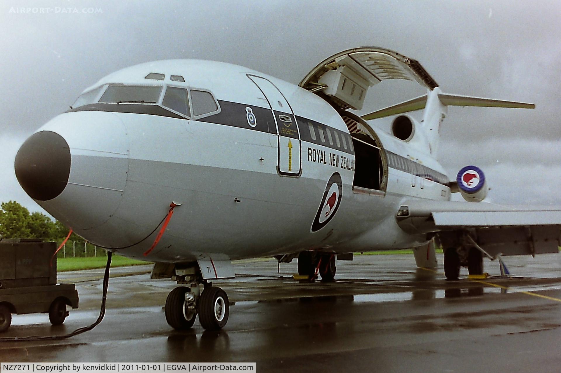 NZ7271, 1968 Boeing 727-100C C/N 19892, At RIAT 1993, scanned from negative.