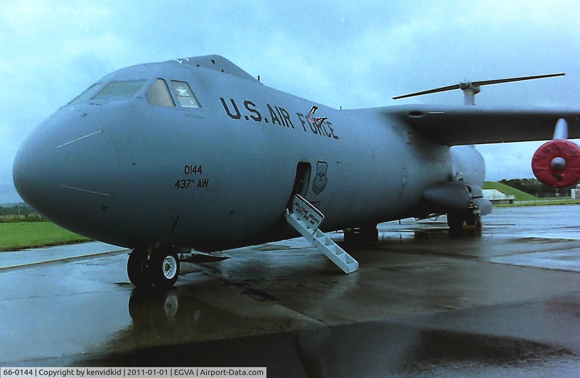 66-0144, 1966 Lockheed C-141B Starlifter C/N 300-6170, At RIAT 1993, scanned from negative.