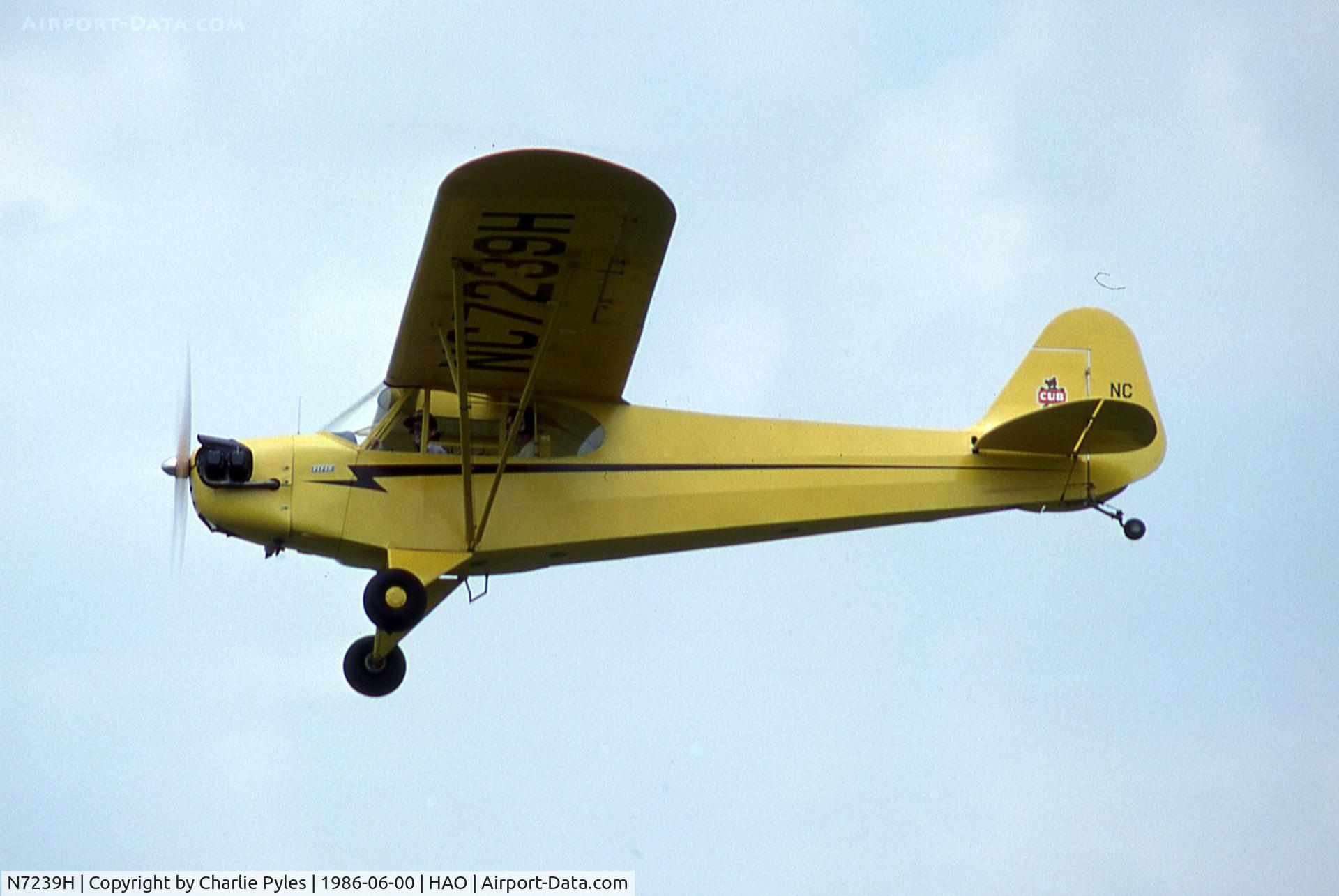 N7239H, 1946 Piper J3C-65 Cub C/N 20509, Air Pix