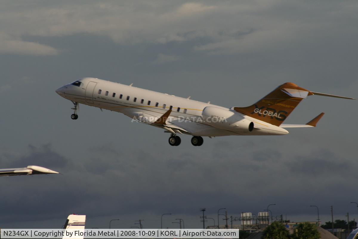 N234GX, 2007 Bombardier BD-700-1A10 Global Express XRS C/N 9234, NBAA 2008