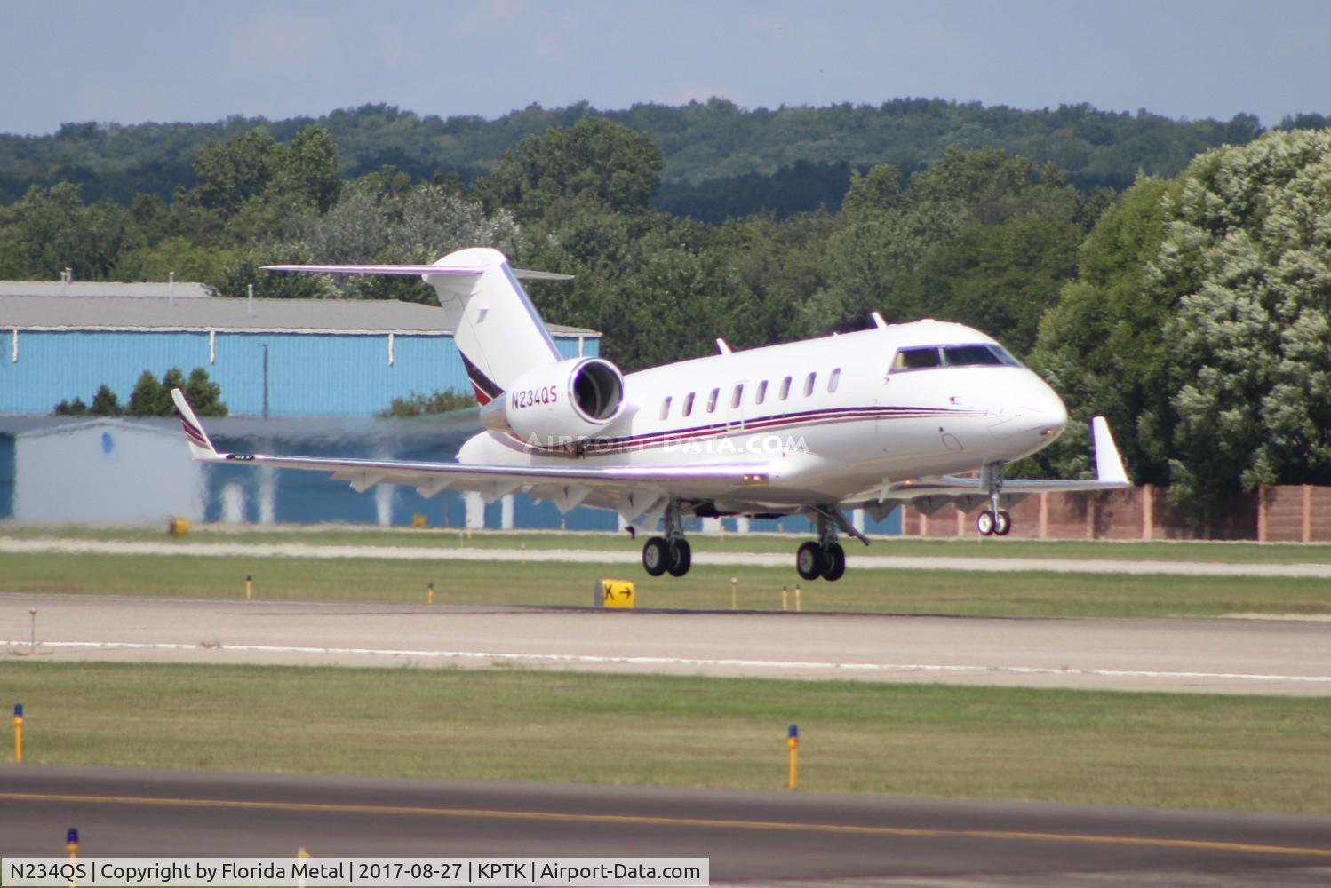 N234QS, 2017 Bombardier Challenger 650 (CL-600-2B16) C/N 6097, PTK 2017