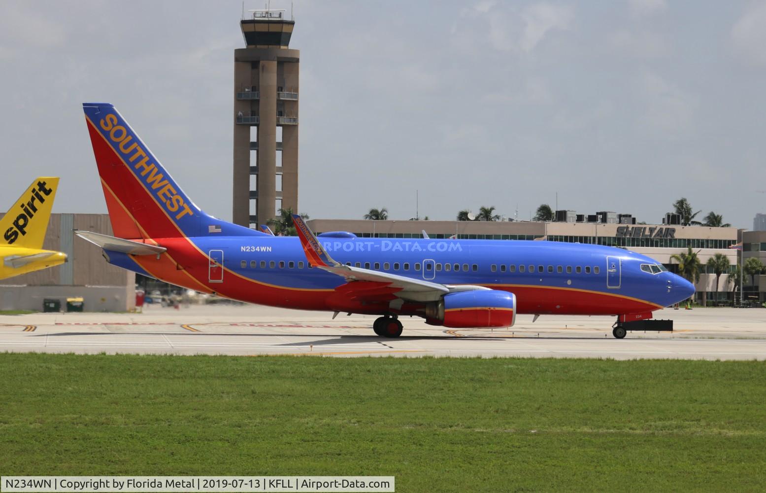 N234WN, 2006 Boeing 737-7H4 C/N 32502, FLL 2019