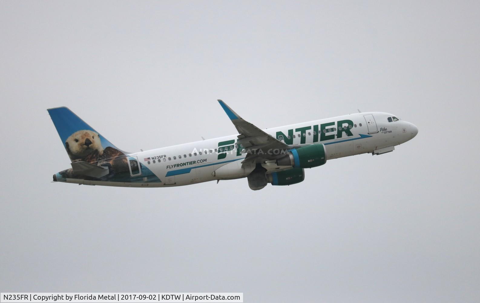 N235FR, 2016 Airbus A320-214 C/N 7272, DTW 2017