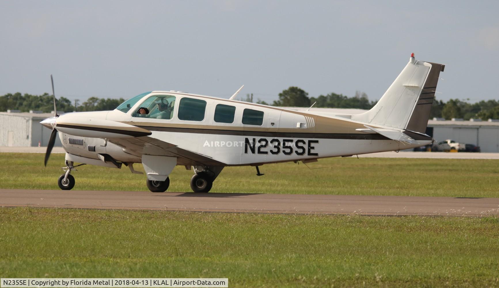 N235SE, 1981 Beech A36 Bonanza 36 C/N E-1953, LAL SNF 2018