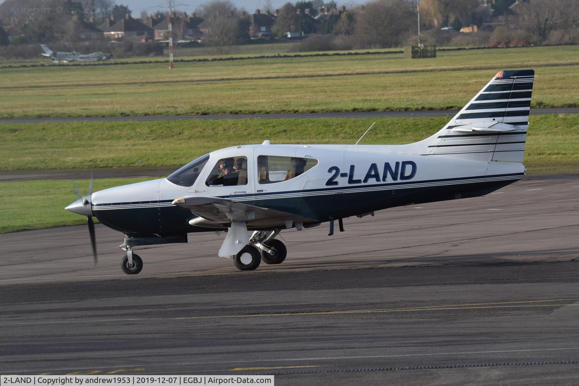 2-LAND, 1999 Rockwell Commander 114B C/N 14662, 2-LAND at Gloucestershire Airport.