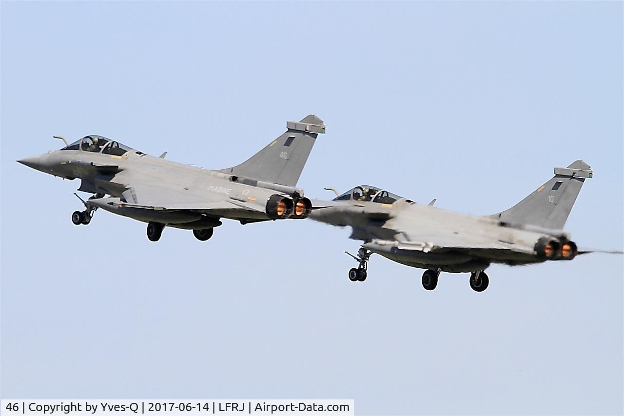 46, 2016 Dassault Rafale M C/N 46, Dassault Rafale M, Take off rwy 26, Landivisiau Naval Air Base (LFRJ) Tiger Meet 2017
