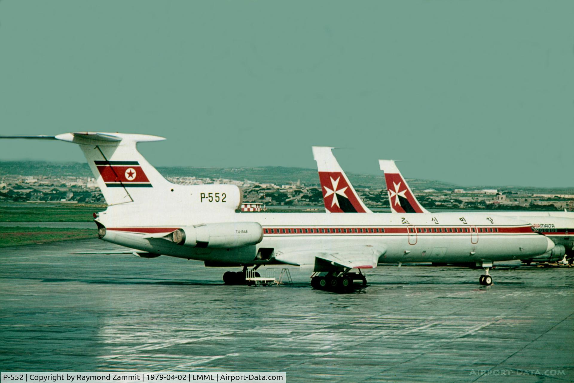 P-552, 1976 Tupolev Tu-154A C/N 76A143, Tupolev Tu-154A P-552 CAAK