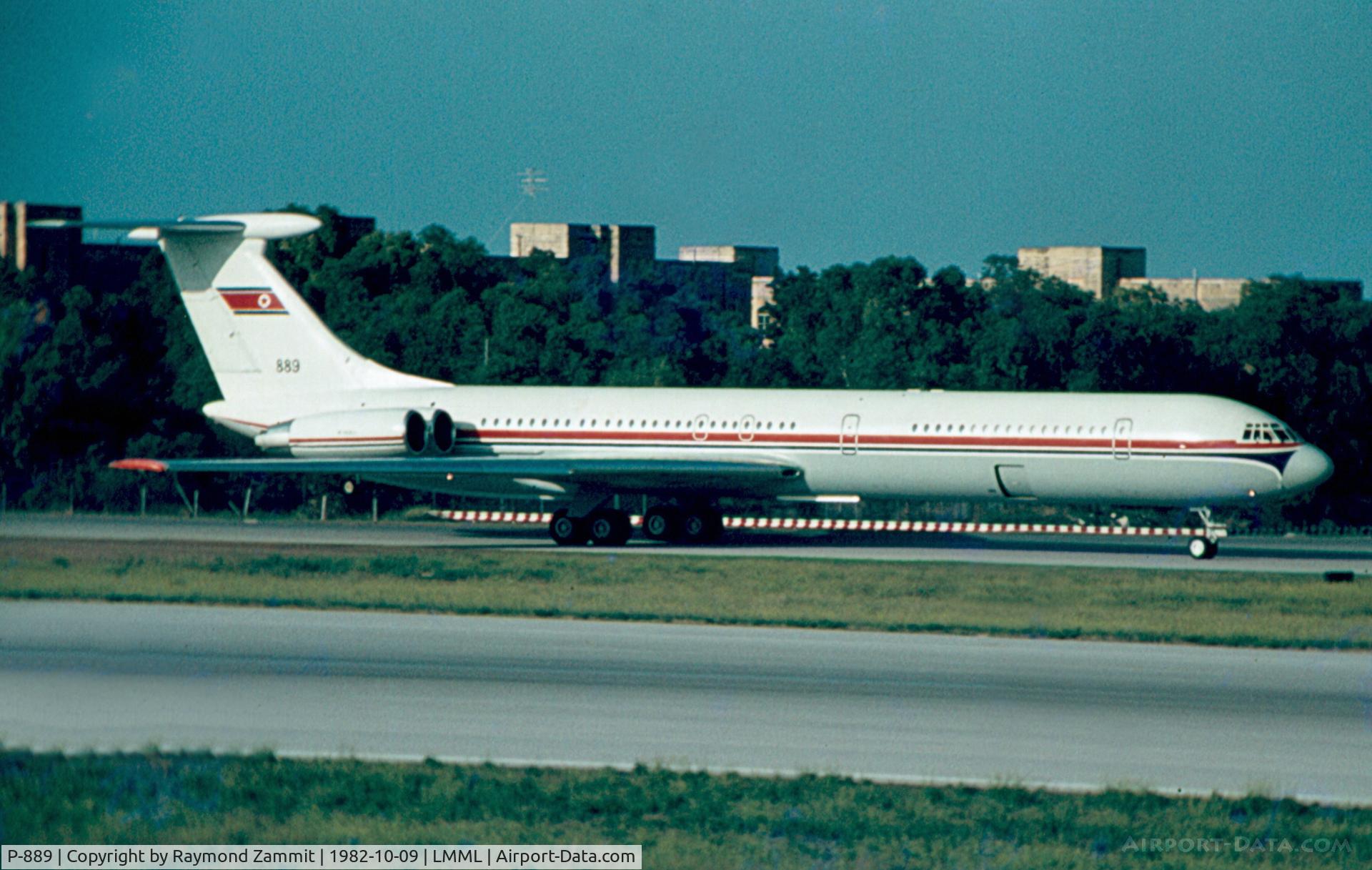 P-889, 1981 Ilyushin IL-62M C/N Not found P-889, Ilyushin IL-62 P-889 CAAK