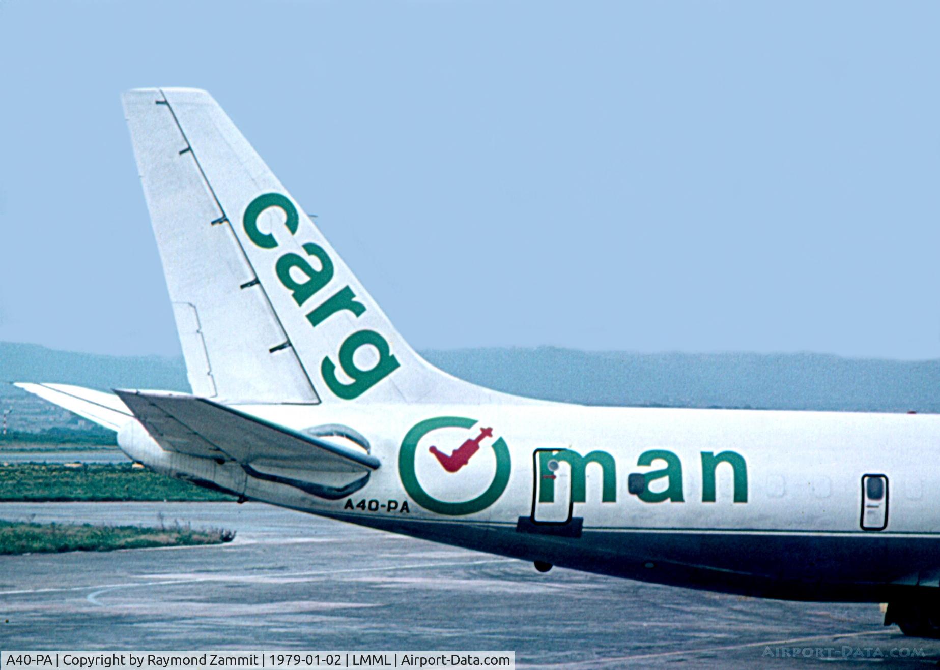 A40-PA, 1966 Douglas DC-8-55F C/N 45821, DC8 A40-PA Cargoman