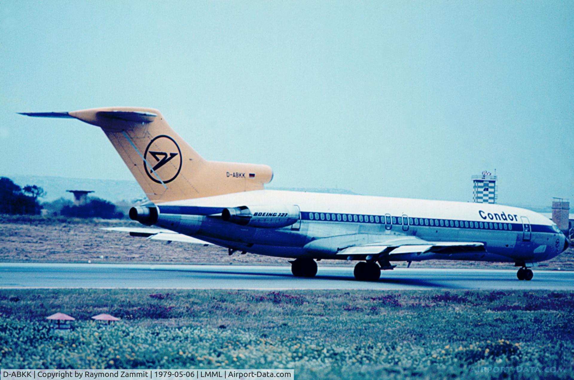 D-ABKK, 1975 Boeing 727-230 C/N 21113, B727 D-ABKK Condor