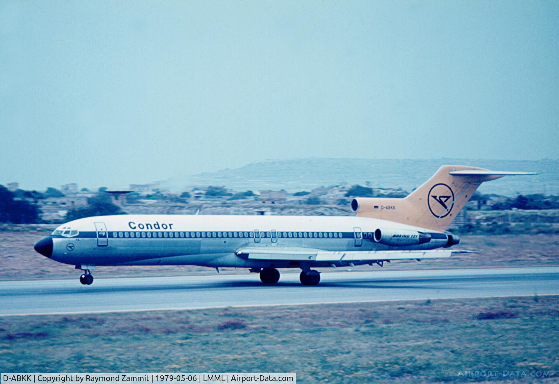 D-ABKK, 1975 Boeing 727-230 C/N 21113, B727 D-ABKK Condor
