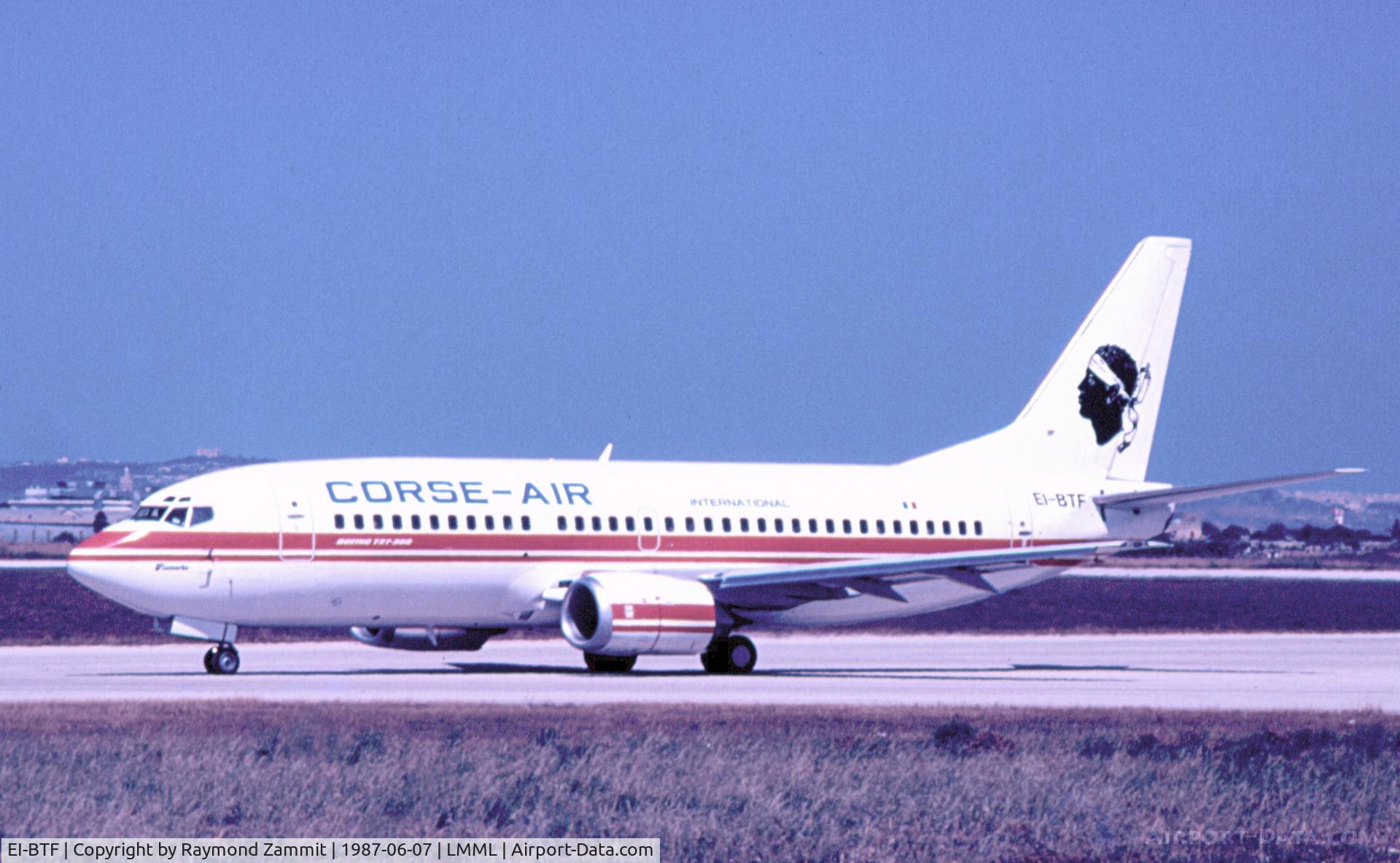 EI-BTF, 1987 Boeing 737-3Y0 C/N 23684, B737-300 EI-BTF Corse Air
