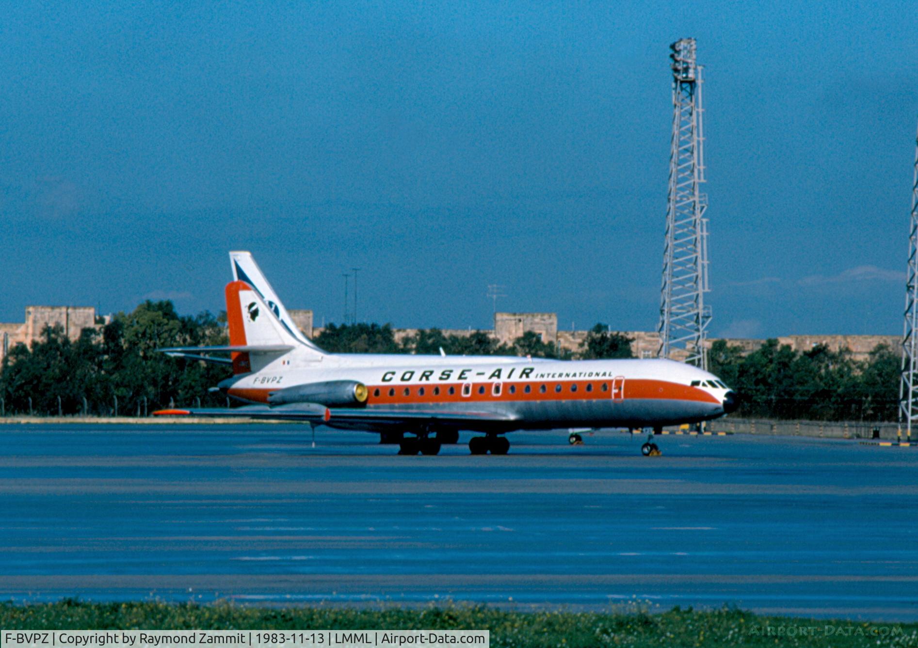 F-BVPZ, 1967 Sud Aviation SE-210 Caravelle VI-N C/N 218, Sud Aviation SE-210 Caravelle F-BVPZ Corse Air