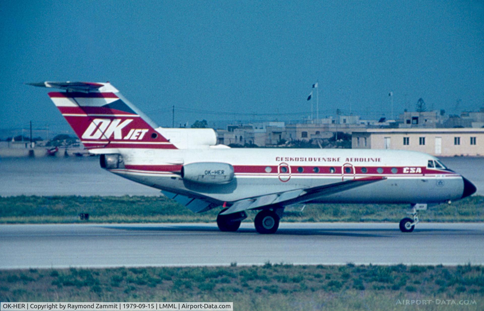 OK-HER, 1977 Yakovlev Yak-40K C/N 9741156, Yakovlev Yak-40 OK-HER CSA