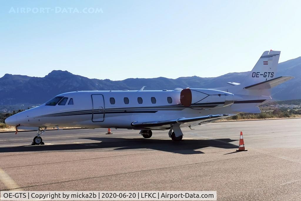 OE-GTS, Cessna 560XLS Citation Excel+ C/N 560-6255, Parked after flight from Salzburg (Austria)
