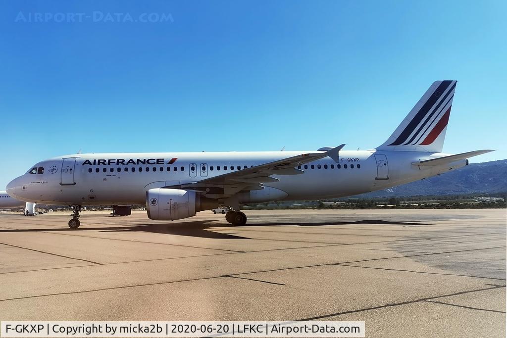F-GKXP, 2008 Airbus A320-214 C/N 3470, Parked after flight from Paris CDG.
