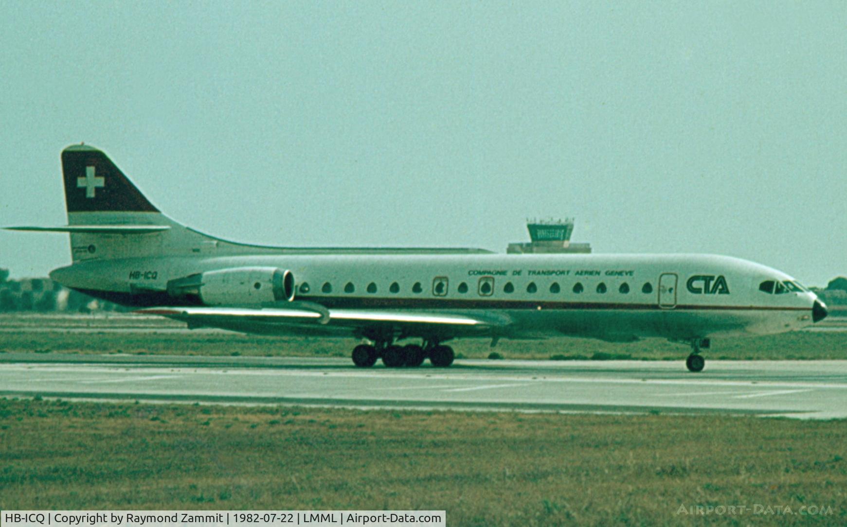 HB-ICQ, 1967 Sud Aviation SE-210 Caravelle 10B1R C/N 222, Sud Aviation SE-210 Caravelle HB-ICQ CTA