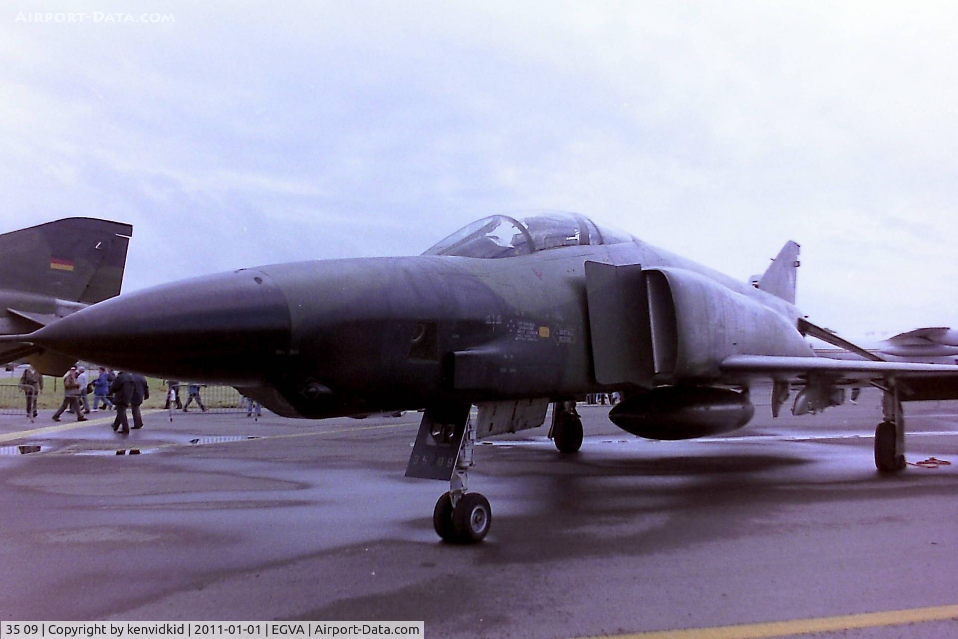 35 09, 1969 McDonnell Douglas RF-4E Phantom II C/N 3953, At RIAT 1993, scanned from negative.