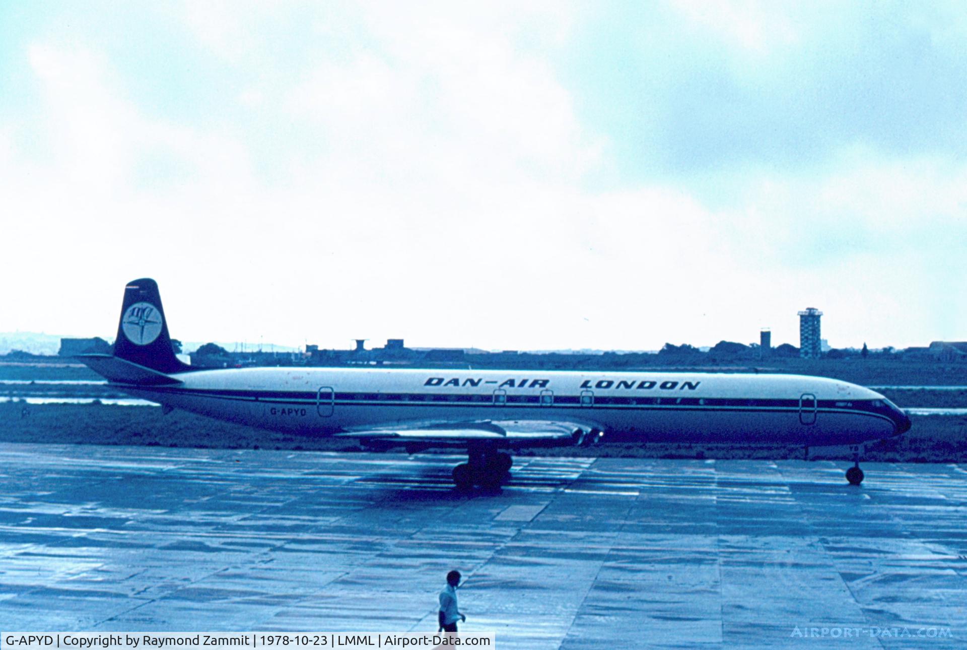 G-APYD, 1960 De Havilland DH.106 Comet 4B C/N 6438, DeHaviland DH106 Comet 4B G-APYD Dan Air London