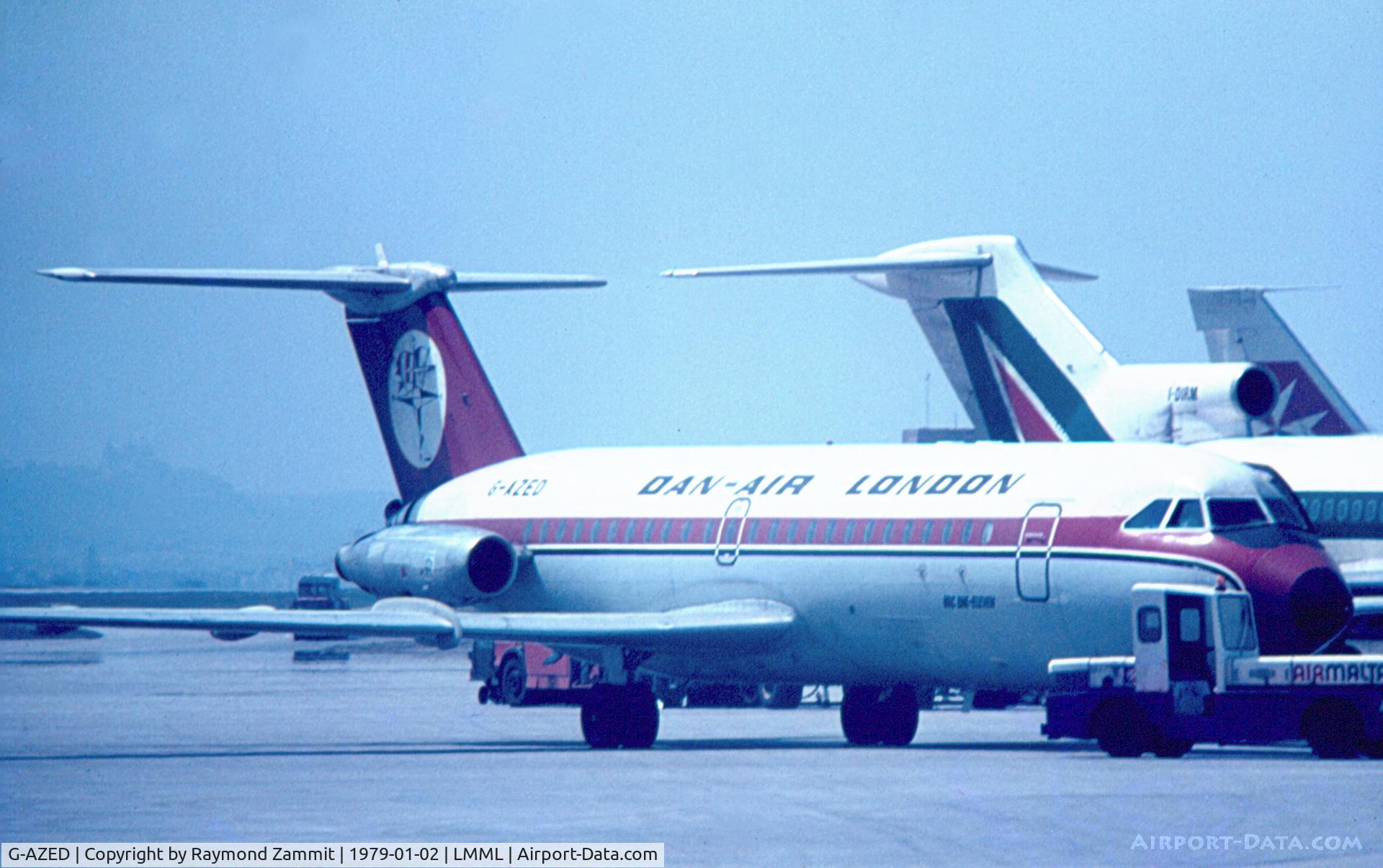 G-AZED, 1967 BAC 111-414CEG One-Eleven C/N BAC.127, BAC111 G-AZED Dan Air London