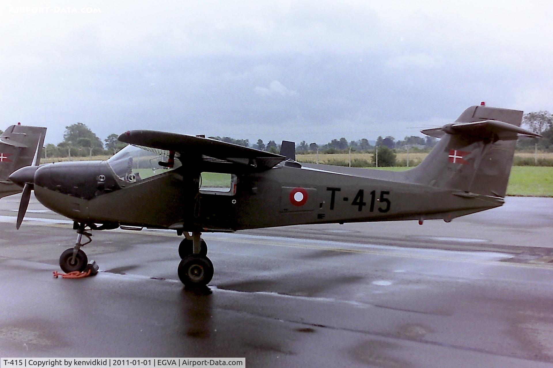T-415, 1976 Saab T-17 Supporter C/N 15-215, At RIAT 1993, scanned from negative.