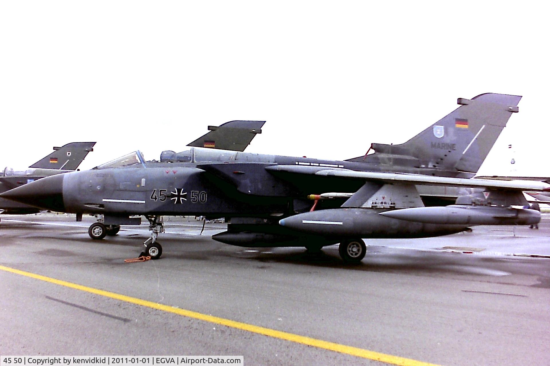 45 50, Panavia Tornado IDS C/N 625/GS198/4250, At RIAT 1993, scanned from negative.