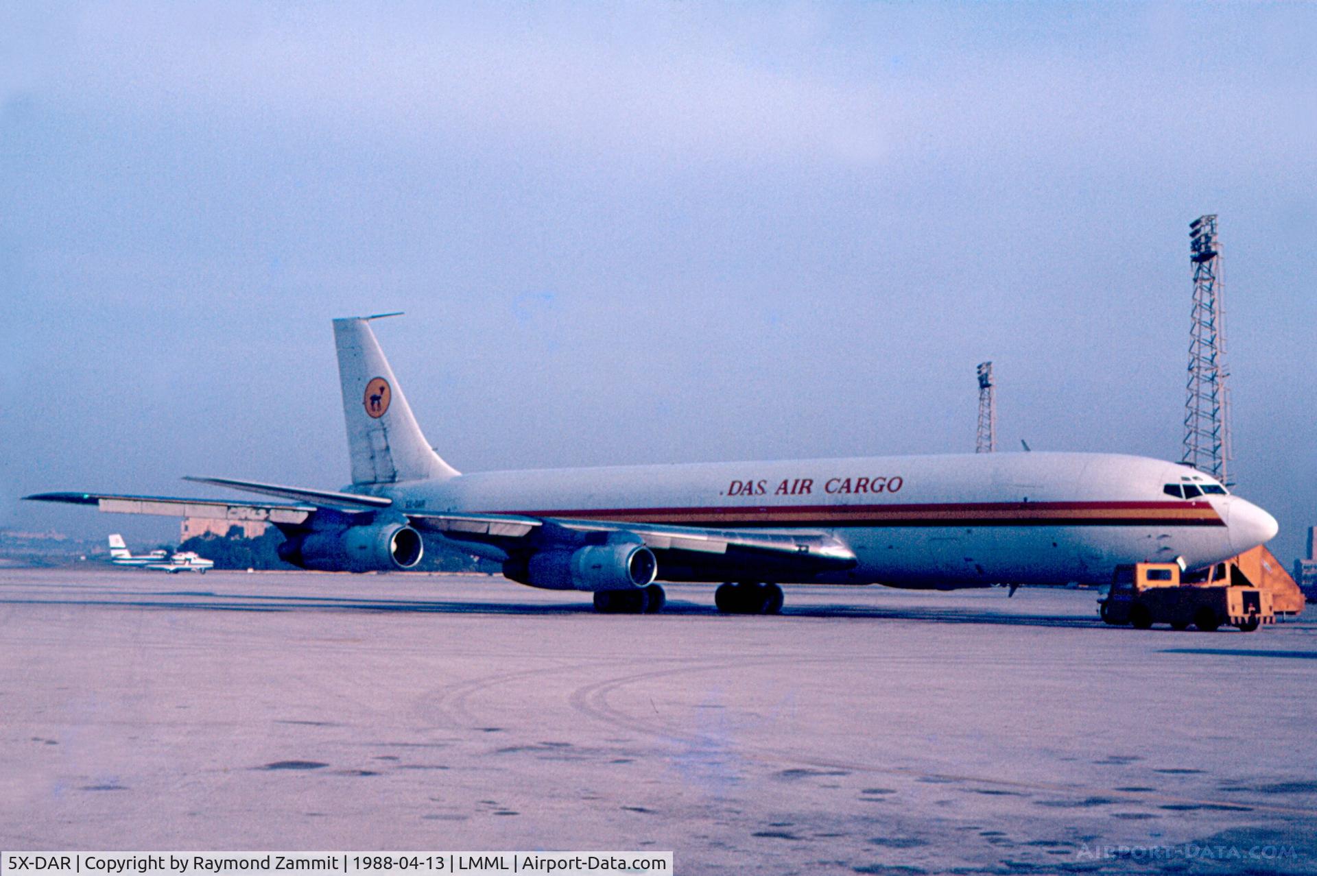 5X-DAR, 1964 Boeing 707-321C C/N 18825, B707 5X-DAR DAS Air Cargo