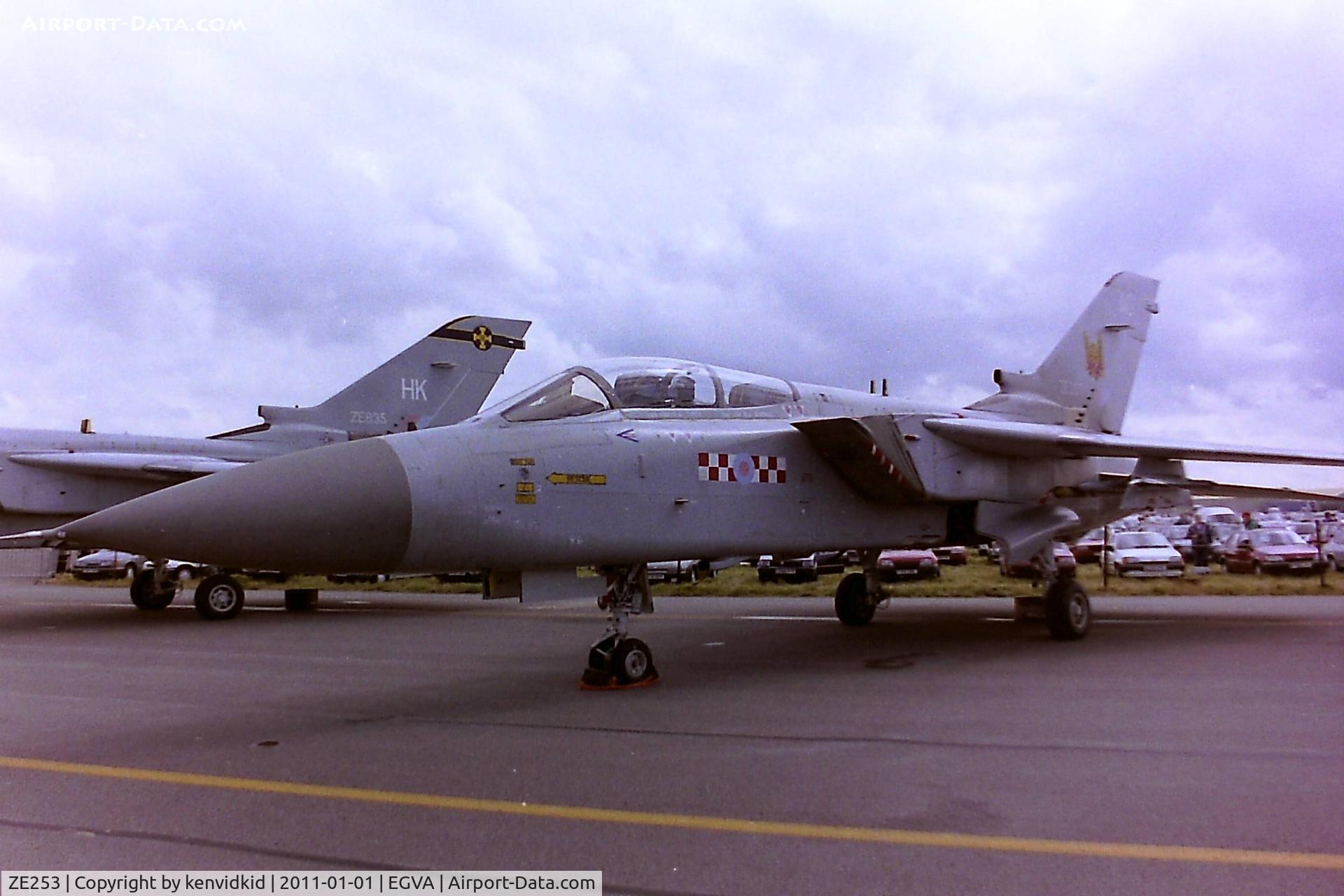 ZE253, 1987 Panavia Tornado F.3 C/N AT019/600/3268, At RIAT 1993, scanned from negative.
