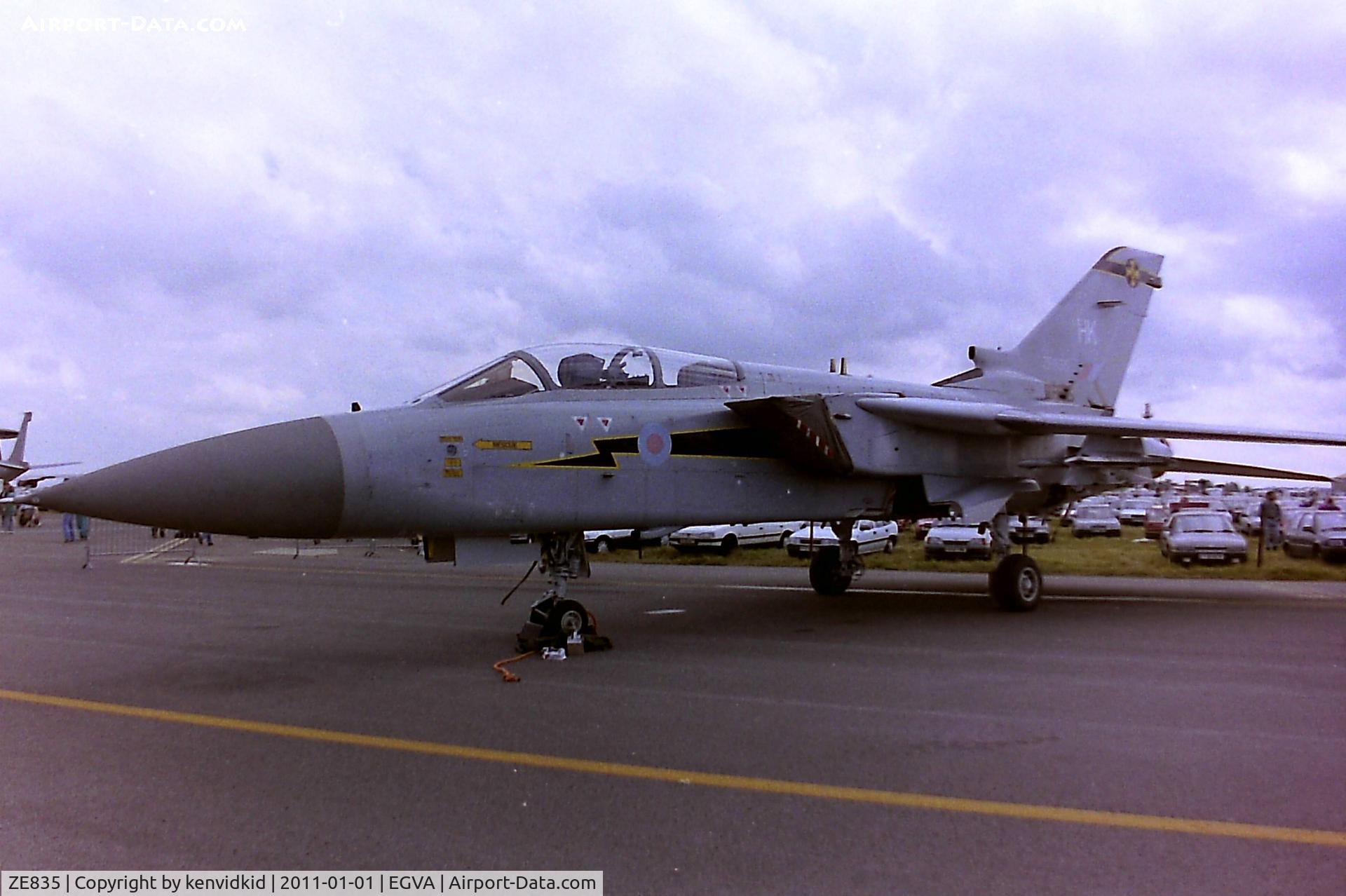 ZE835, 1988 Panavia Tornado F.3 C/N AS079/726/2115, At RIAT 1993, scanned from negative.