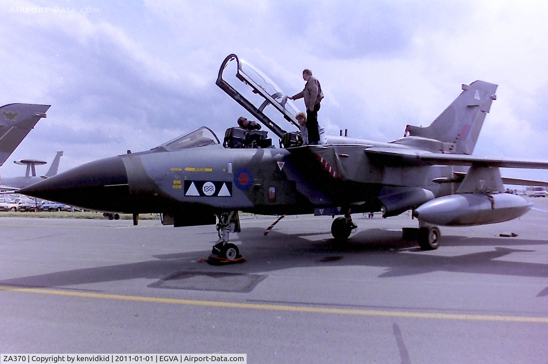 ZA370, 1982 Panavia Tornado GR.1A C/N 168/BS052/3084, At RIAT 1993, scanned from negative.