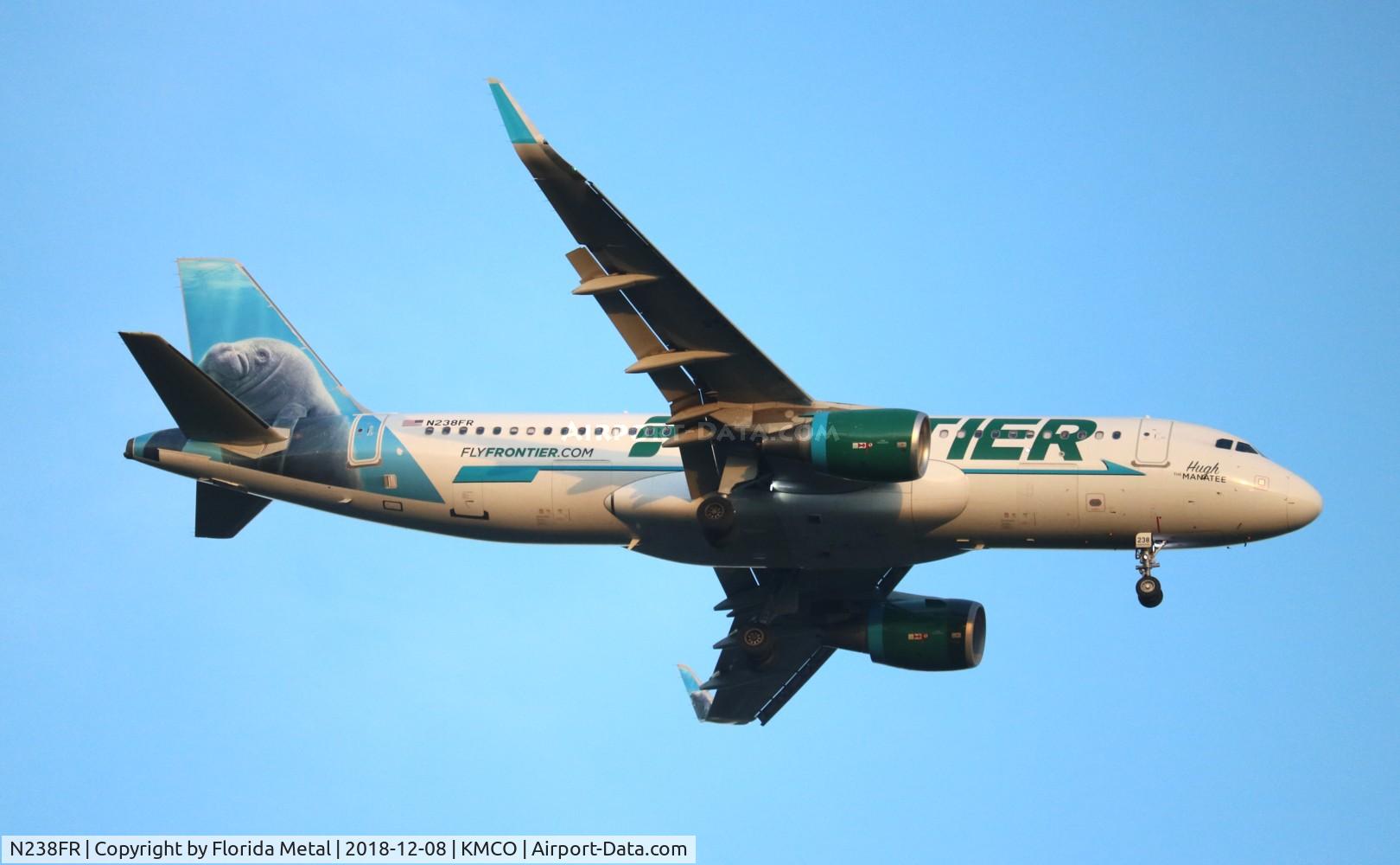 N238FR, 2016 Airbus A320-214 C/N 7458, MCO 2018