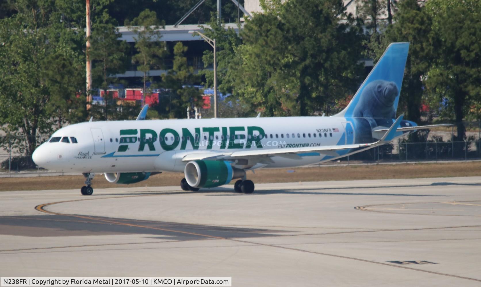 N238FR, 2016 Airbus A320-214 C/N 7458, MCO 2017