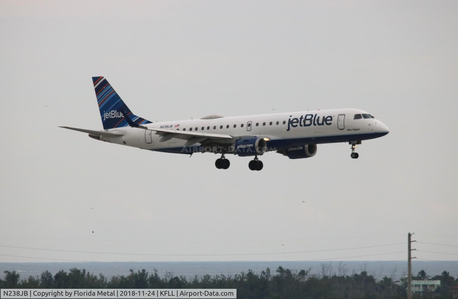 N238JB, 2006 Embraer 190AR (ERJ-190-100IGW) C/N 19000039, FLL 2018